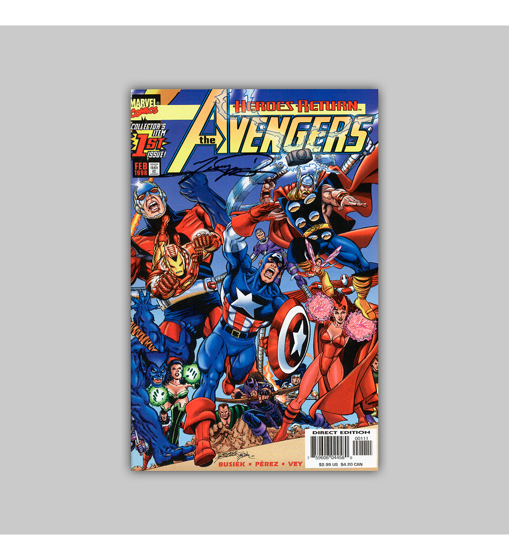 Avengers (Vol. 3) 1 Signed 1998
