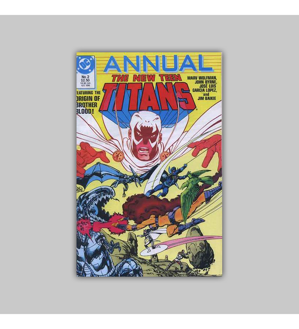 New Teen Titans Annual 2 1986