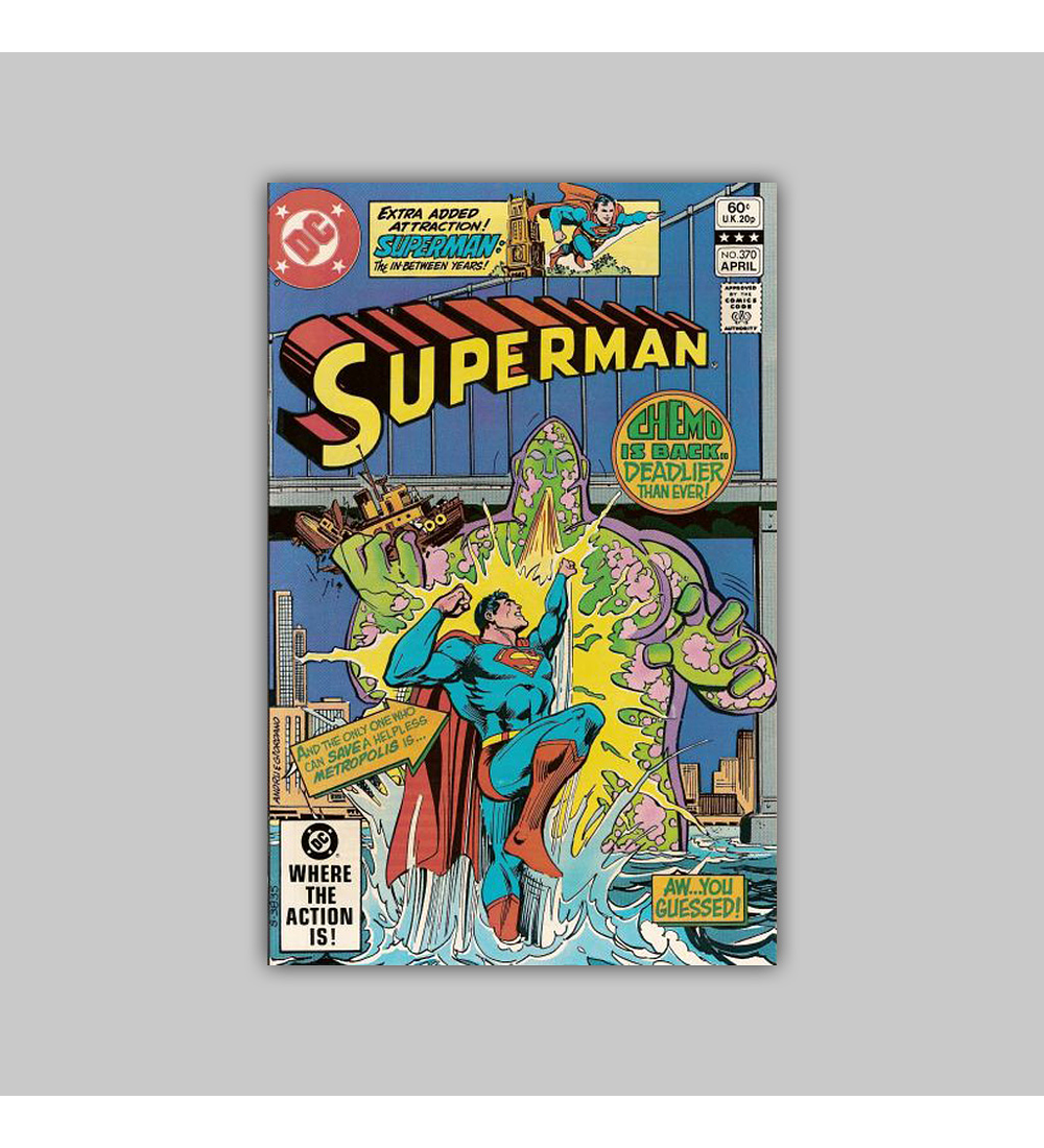 Superman 370 VF+ (8.5) 1982