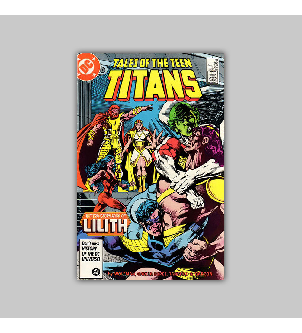 Tales of the Teen Titans 69 1986