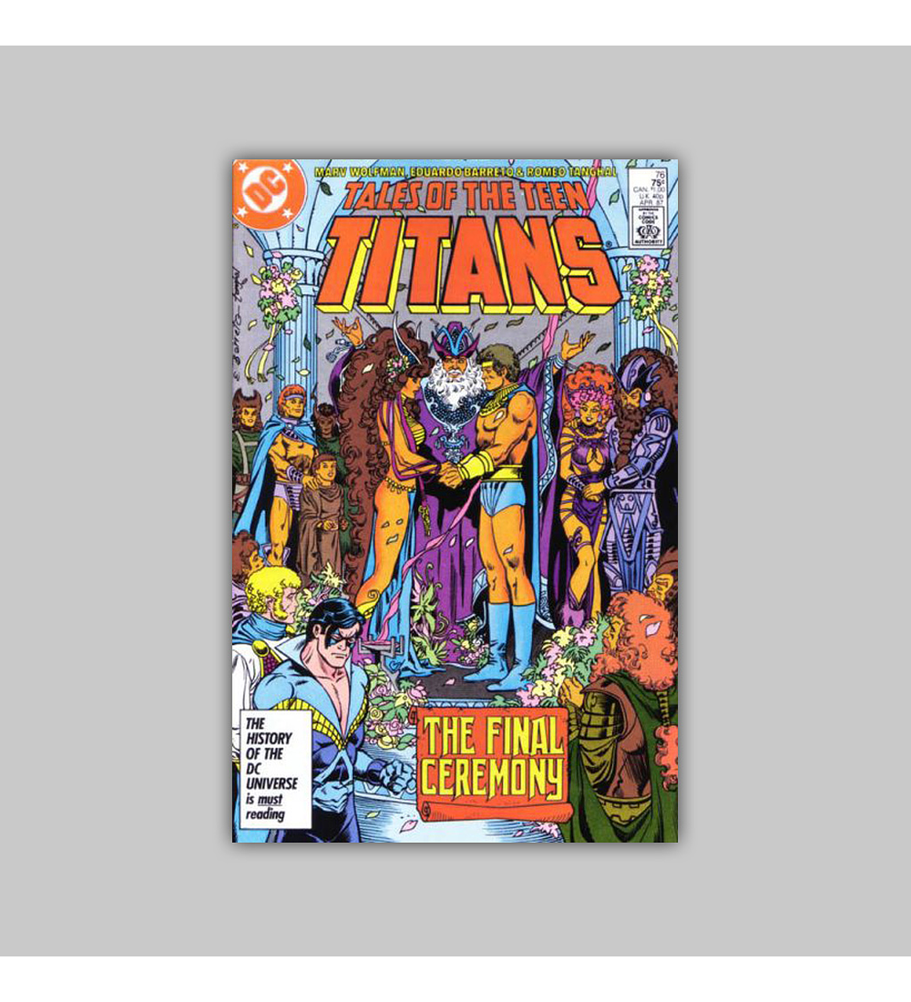 Tales of the Teen Titans 76 1987