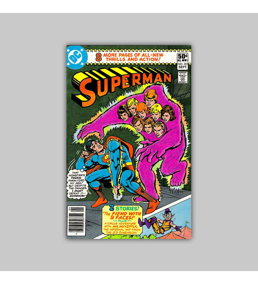 Superman 351 F/VF (7.0) 1980