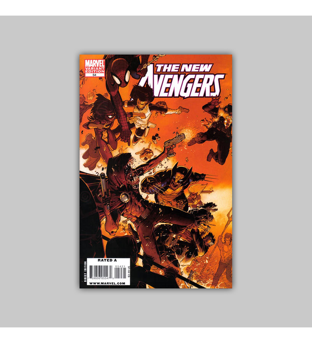 New Avengers 54 B NM- (9.2) 2009