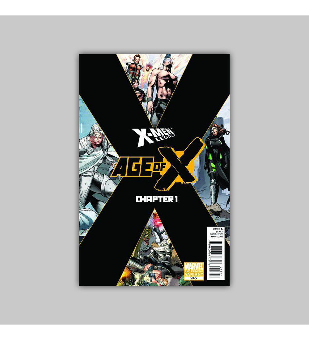 X-Men 245 2nd printing 2011