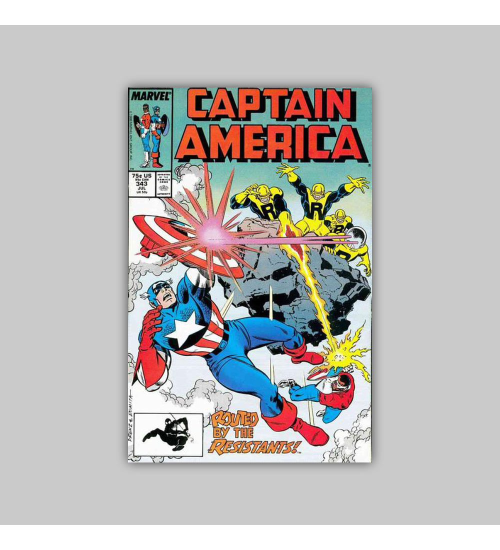 Captain America 343 1988