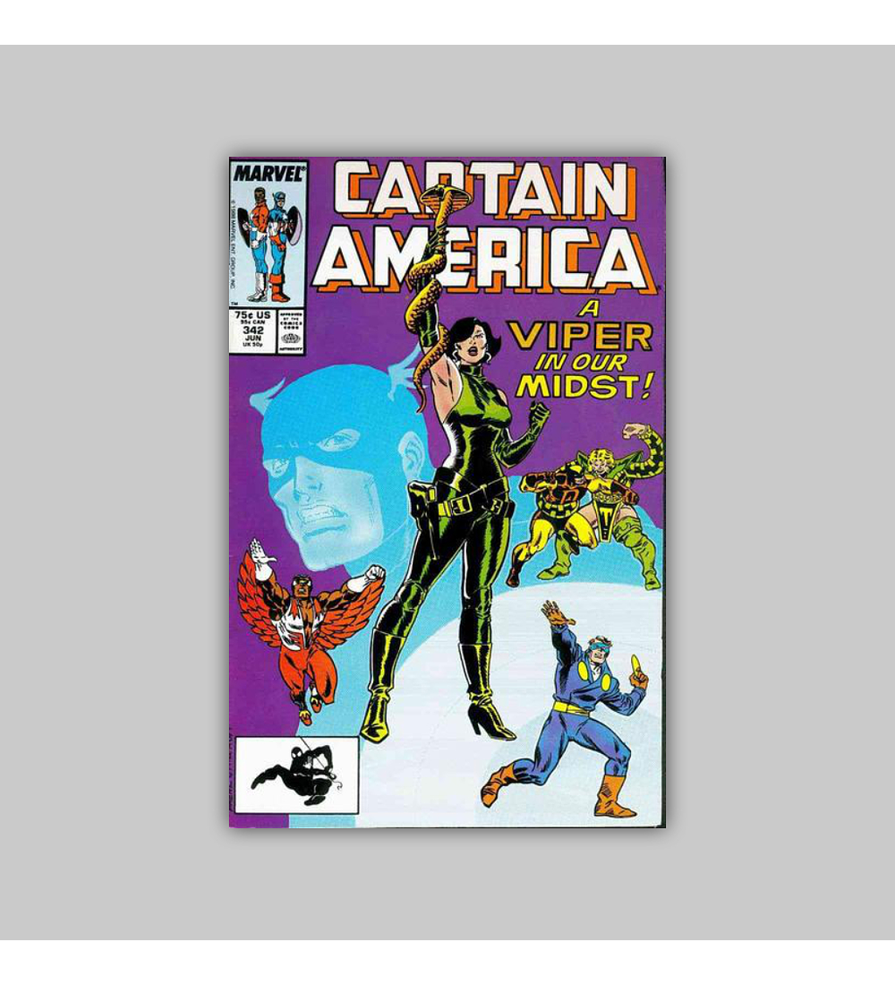 Captain America 342 1988