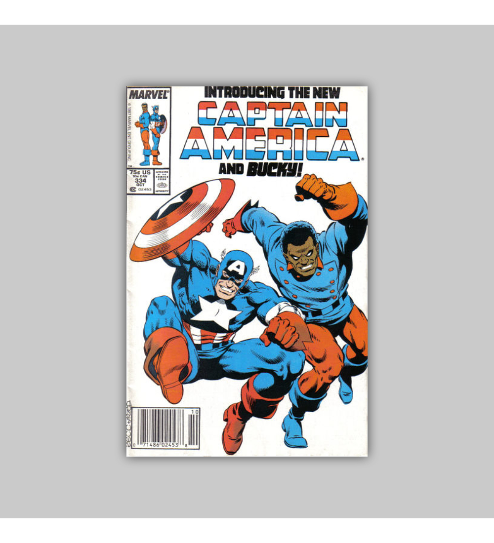 Captain America 334 VF (8.0) 1987