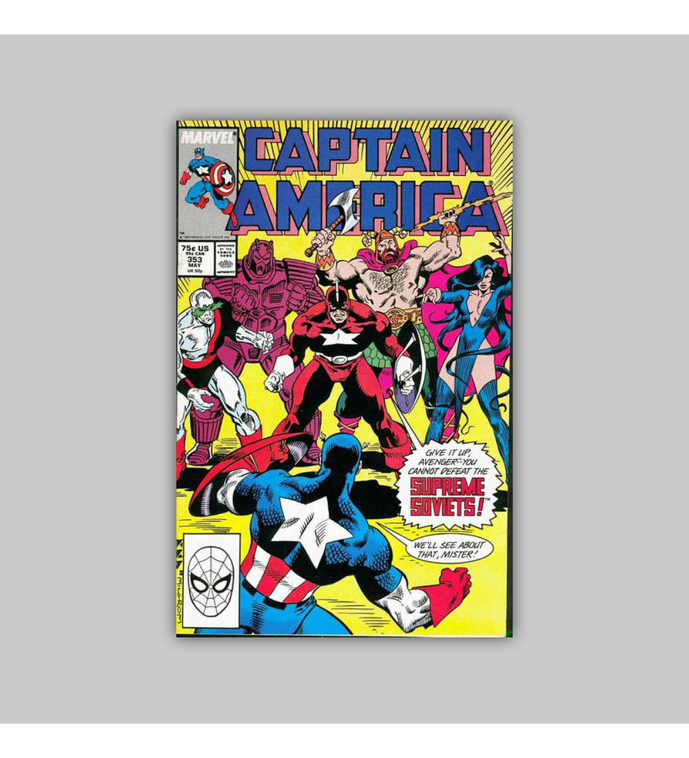 Captain America 353 1989