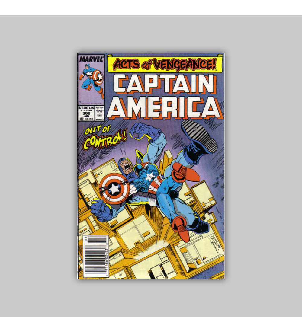 Captain America 366 1990