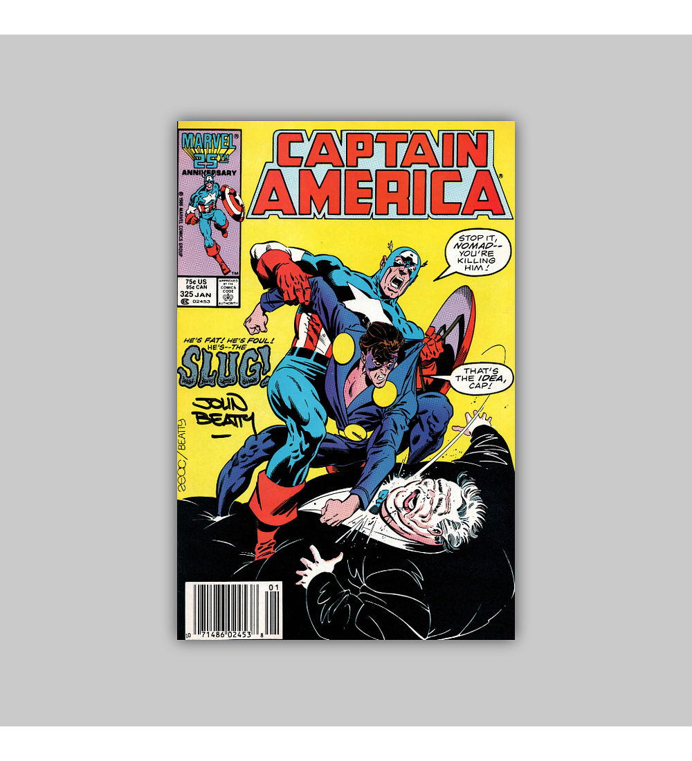 Captain America 325 Assinado 1987