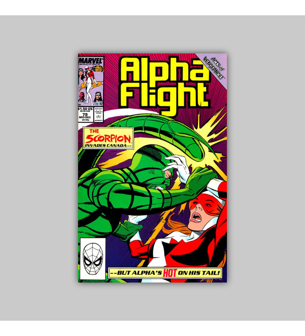 Alpha Flight 79 VF (8.0) 1989