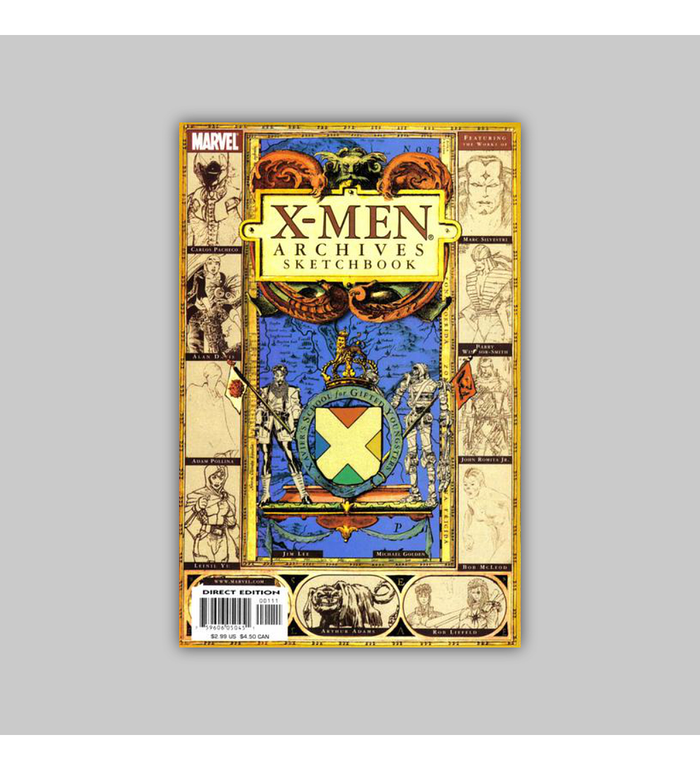 X-Men: The Unearthed Archives Sketchbook 2000