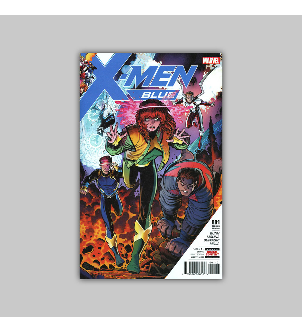 X-Men: Blue 1 2nd printing 2017