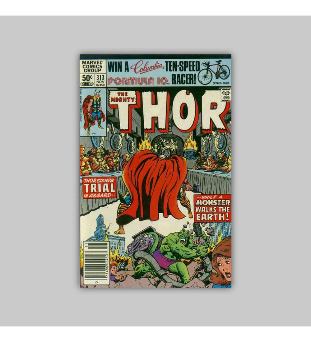 Thor 313 Newsstand 1981
