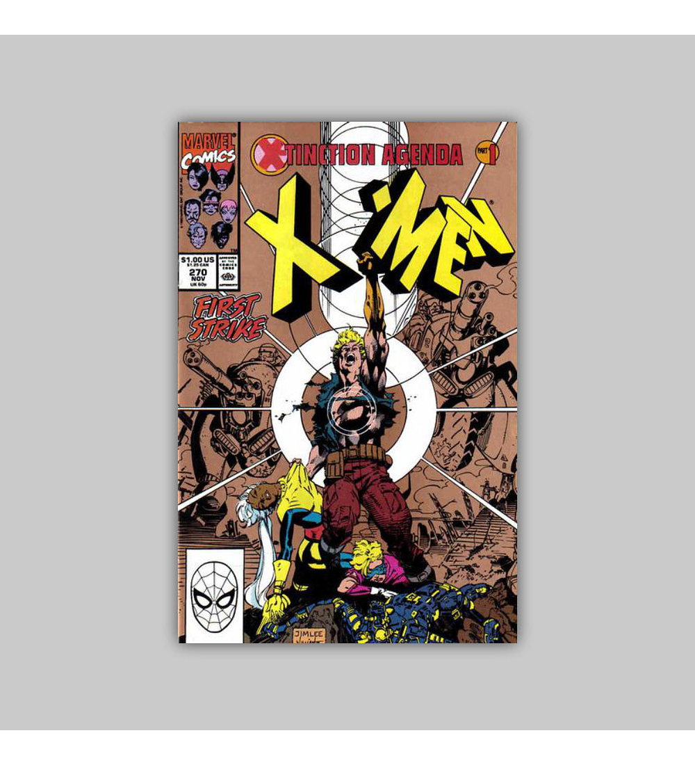 Uncanny X-Men 270 2nd printing 1991