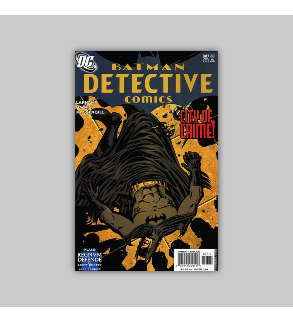 Detective Comics 807 2005
