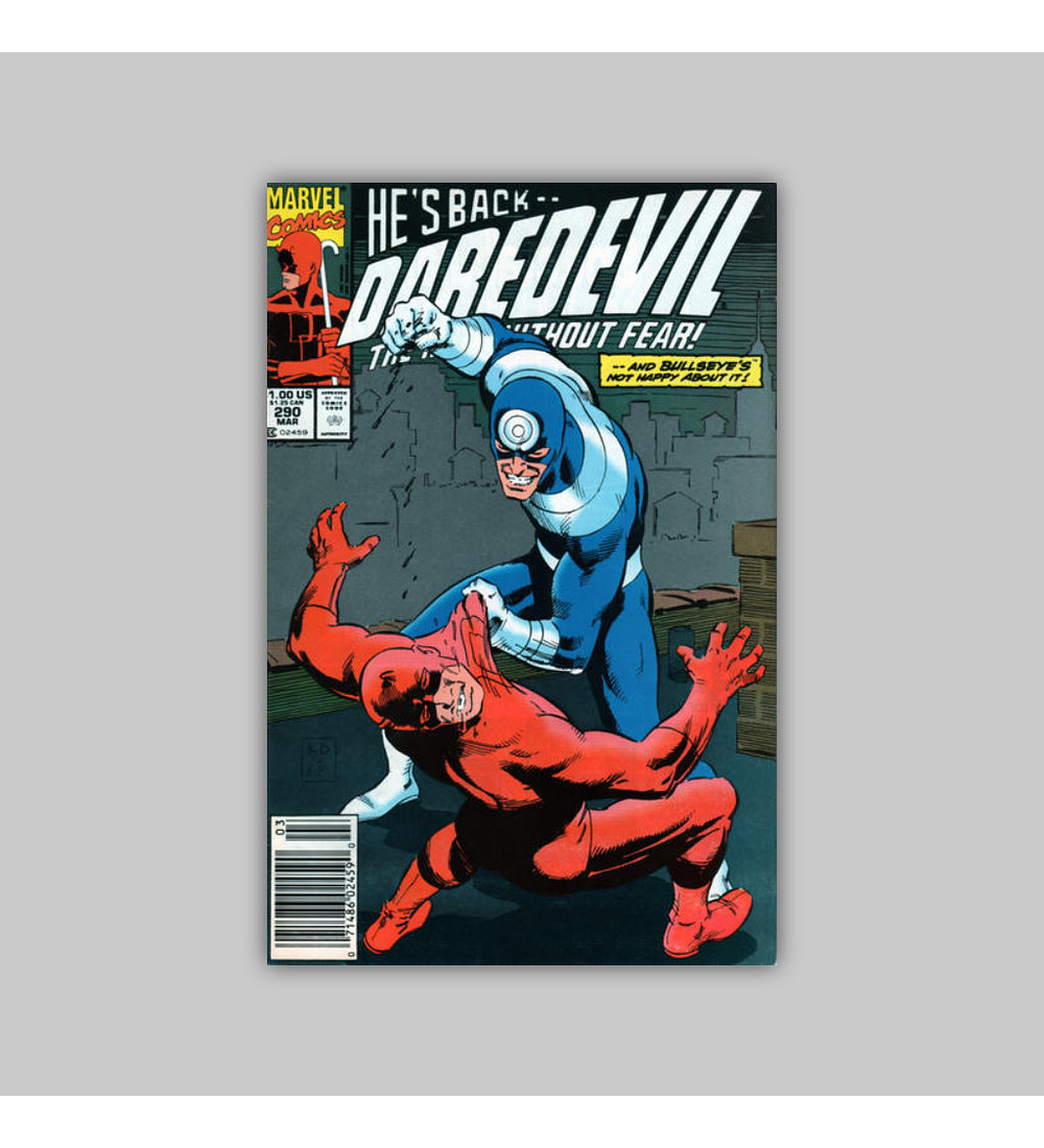 Daredevil 290 Newsstand 1991