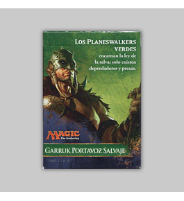 Magic the Gathering: Garruk Portavoz Salvaje - Los Planeswalkers Verdes Sample Deck 2013