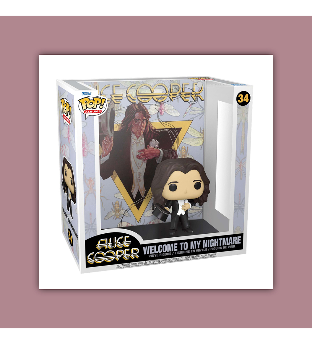 Pop! Albums Deluxe Vinyl Figure: Alice Cooper - Welcome to My Nightmare