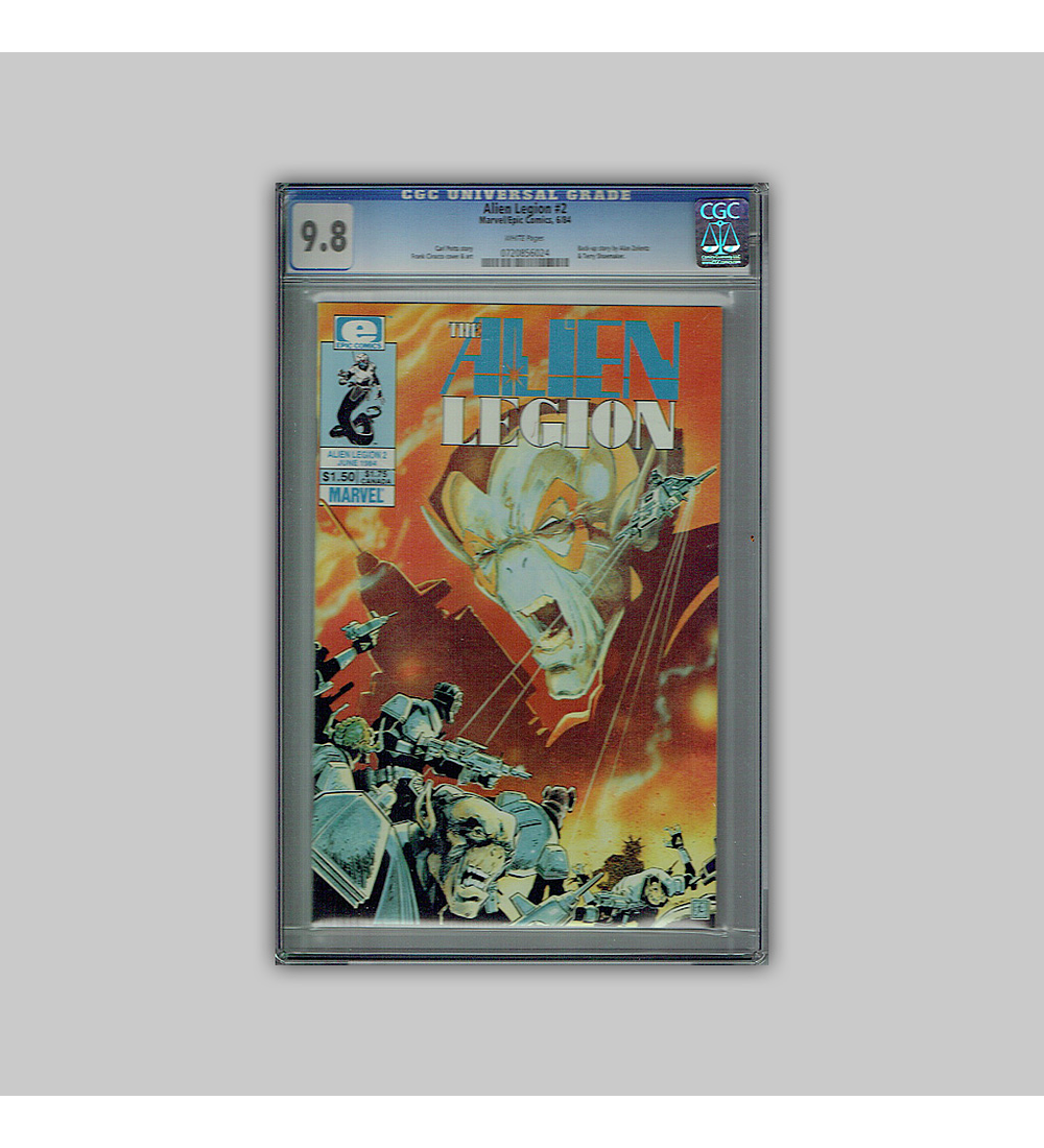 Alien Legion 2 CGC 9.8 1984