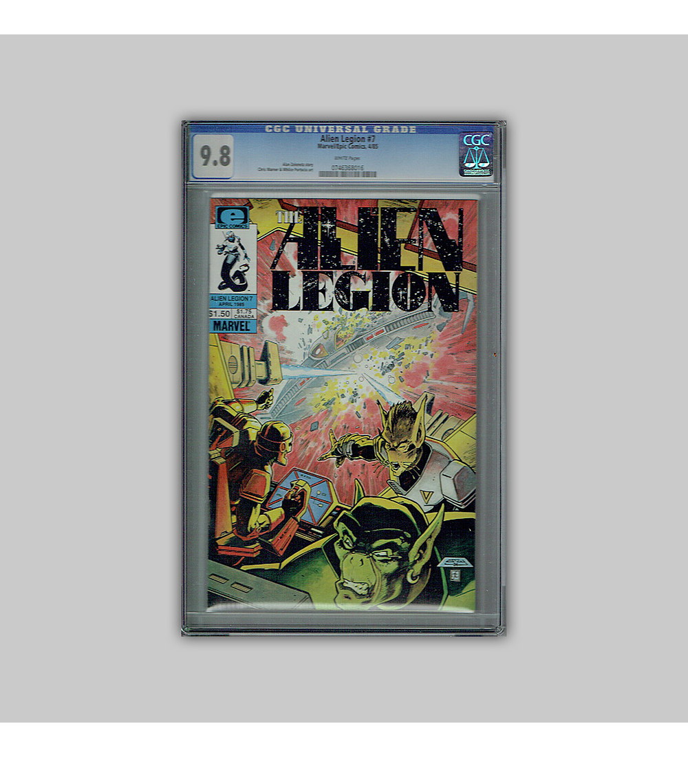 Alien Legion 7 CGC 9.8 1985