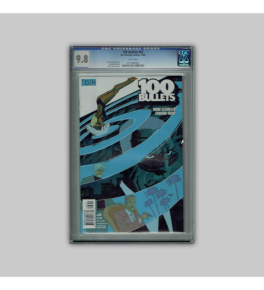 100 Bullets 63 CGC 9.8 2005