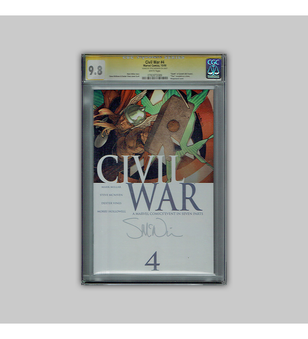 Civil War 4 CGC 9.8 Signature 2006