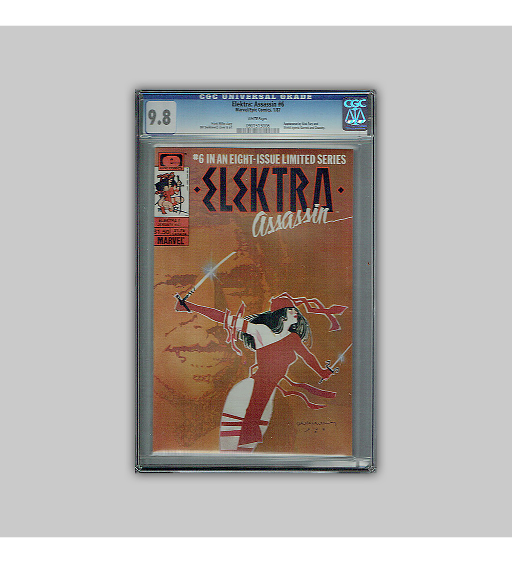 Elektra Assassin 6 CGC 9.8 1987