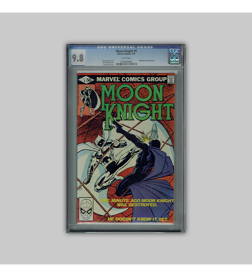 Moon Knight 9 CGC 9.8 1981