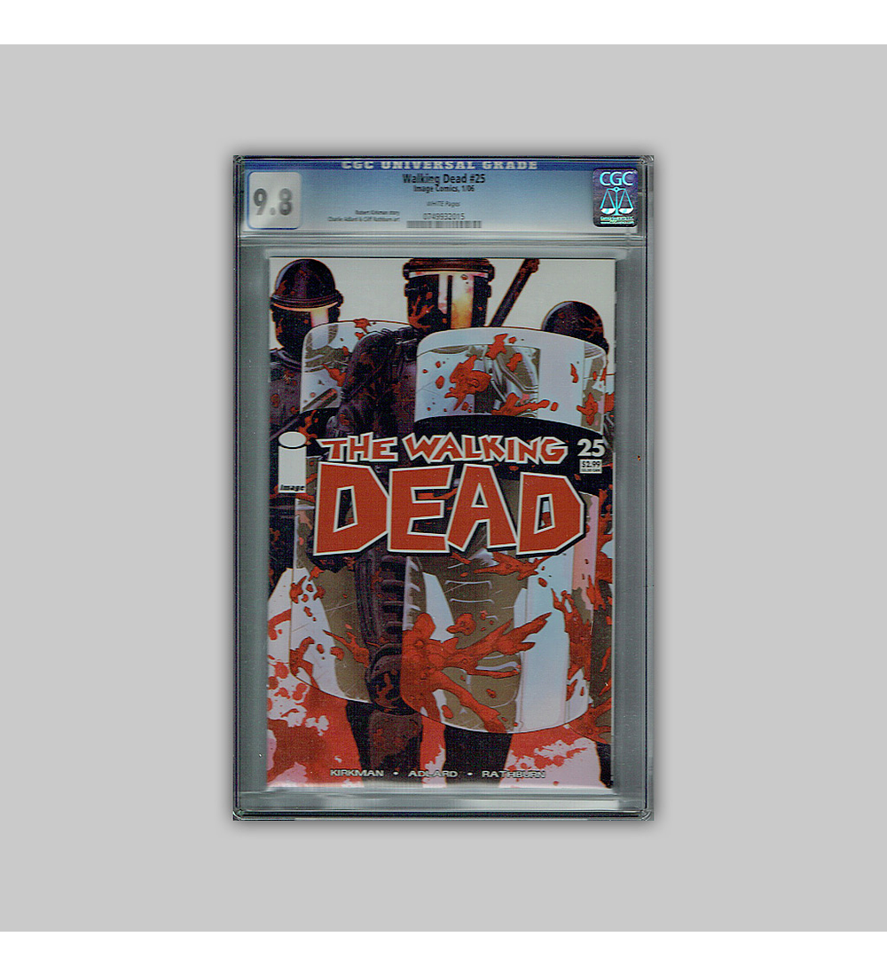 Walking Dead 25 CGC 9.8 Greg Land 2006