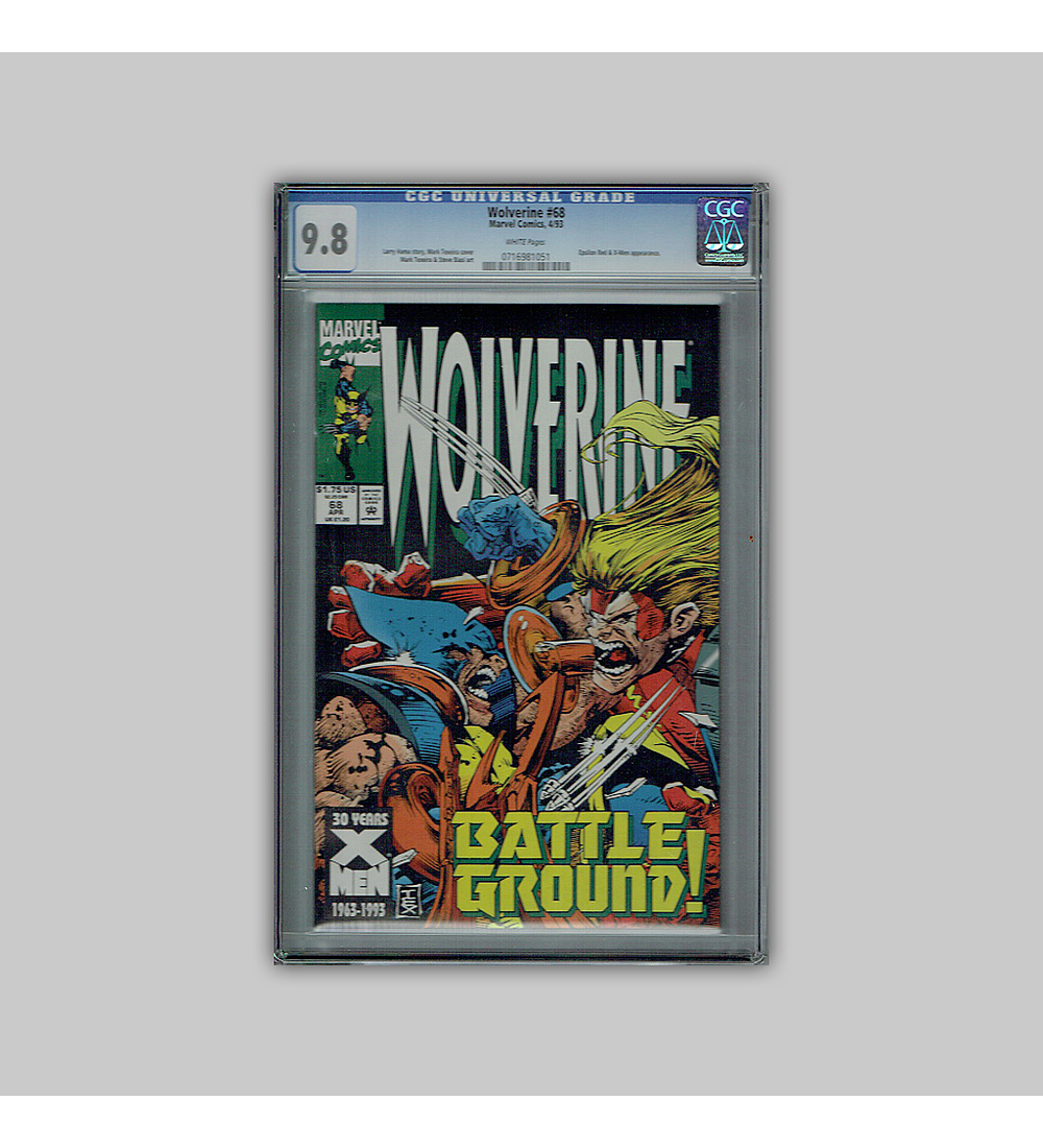 Wolverine 68 CGC 9.8 1993