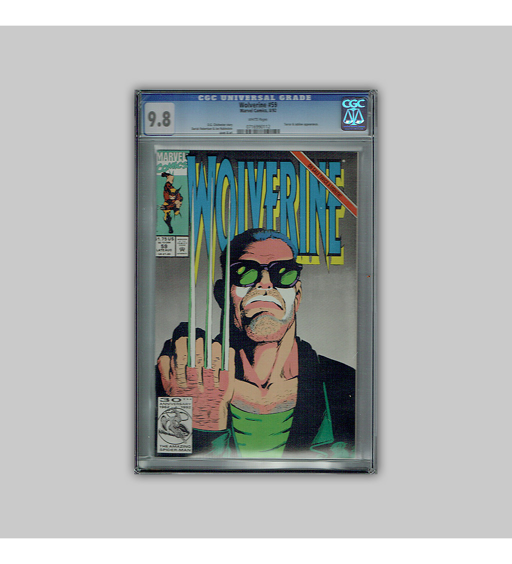 Wolverine 59 CGC 9.8 1992