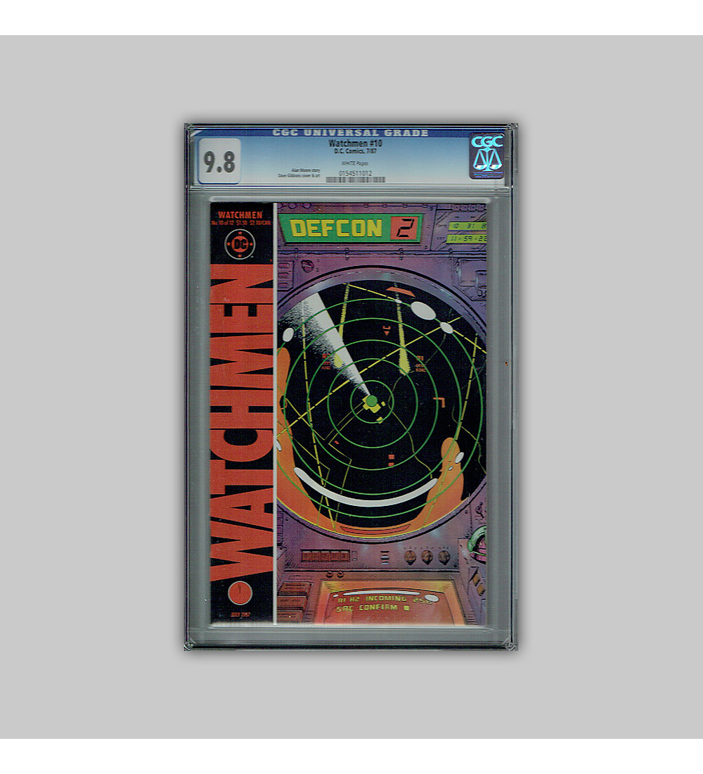 Watchmen 10 CGC 9.8 1987