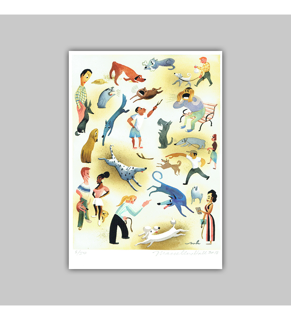 Giclée “Dogrun”