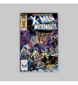 X-Men and the Micronauts 3 NM (9.4) 1984