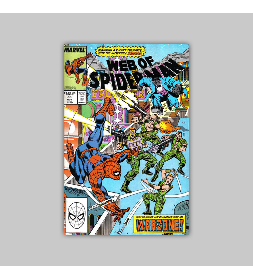 Web of Spider-Man 44 1988