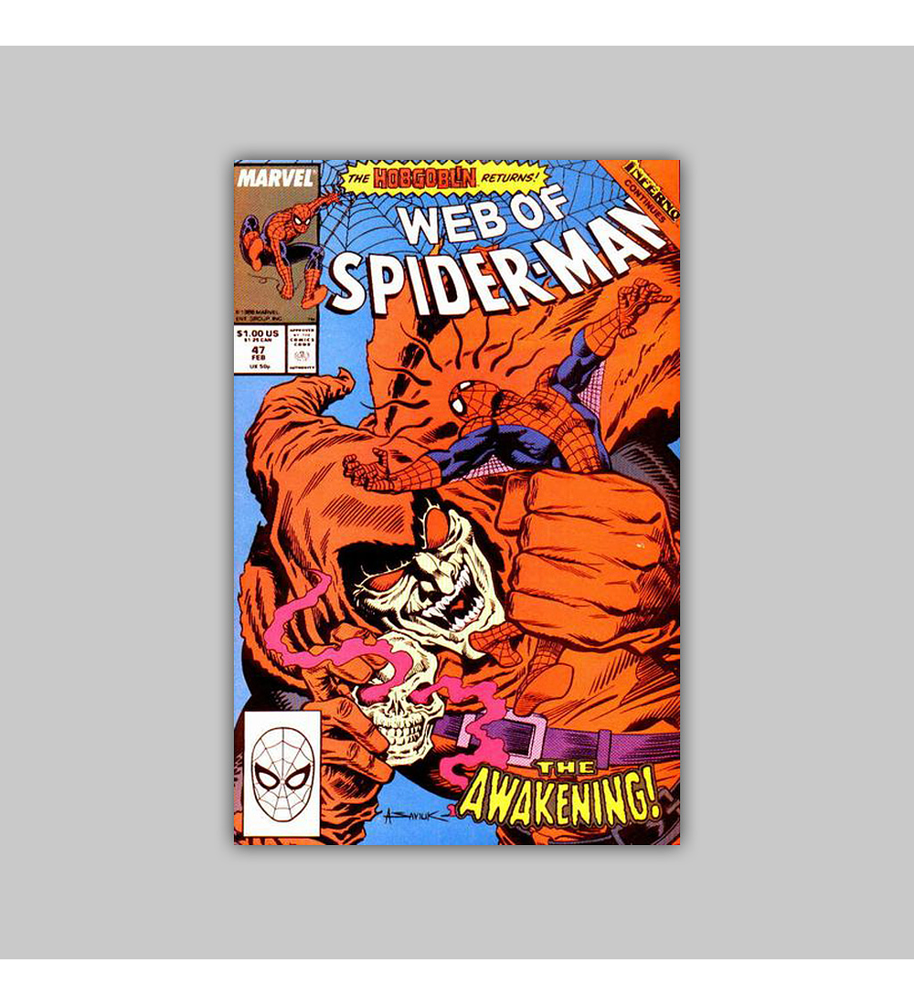 Web of Spider-Man 47 1989