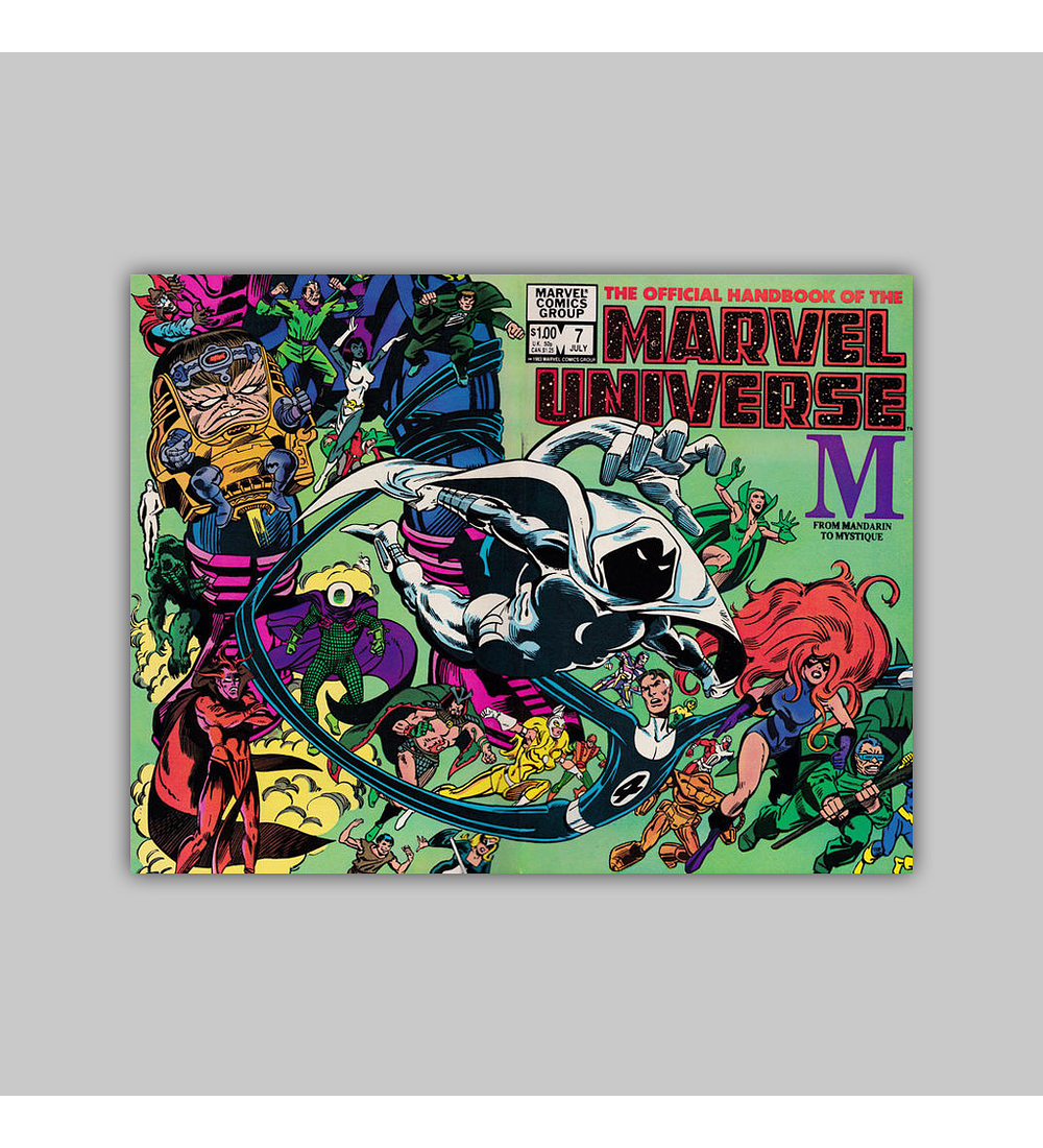 The Official Handbook of the Marvel Universe 7 1983