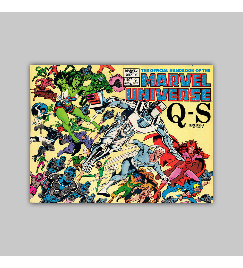 The Official Handbook of the Marvel Universe 9 1983