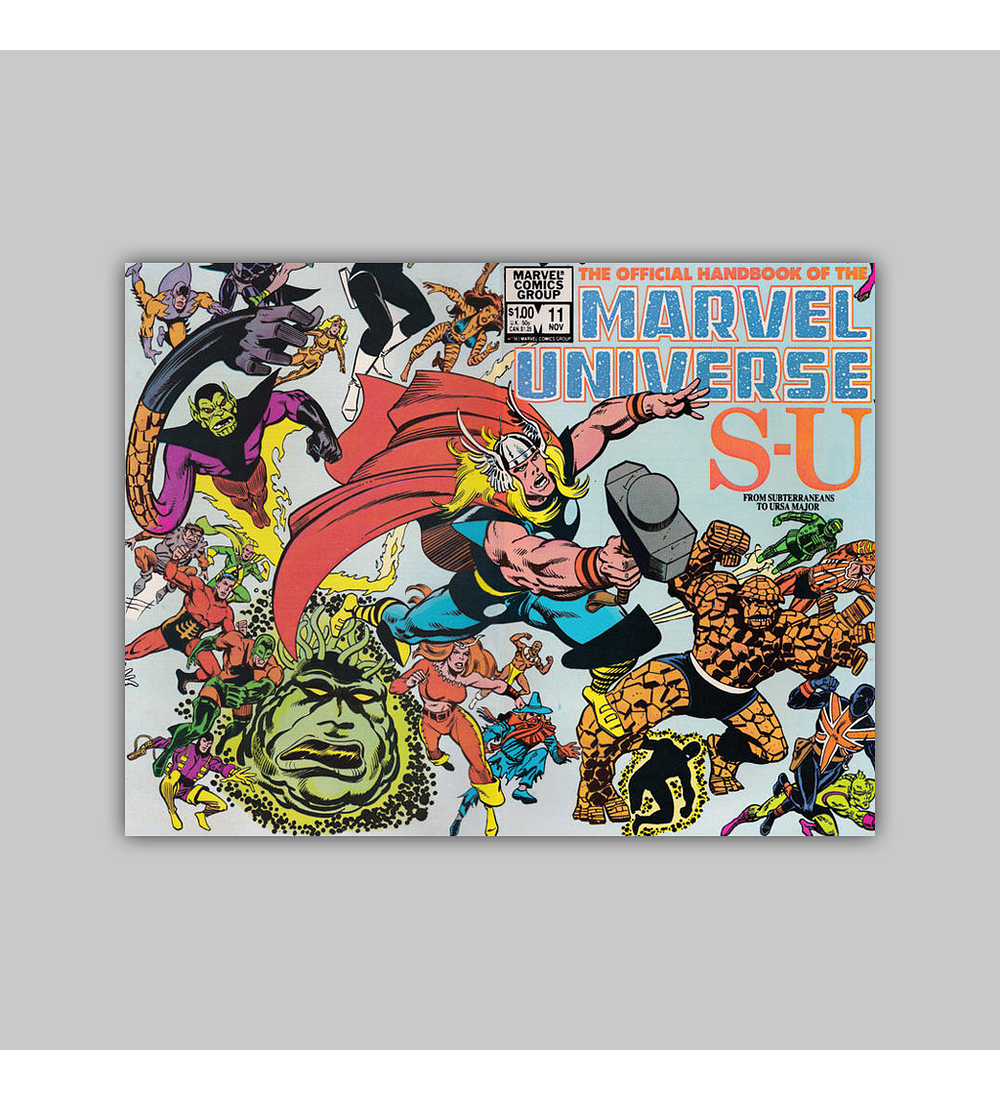 The Official Handbook of the Marvel Universe 11 1983