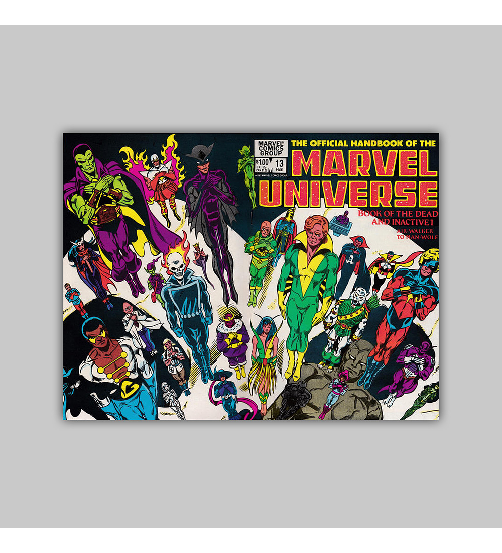 The Official Handbook of the Marvel Universe 13 1984