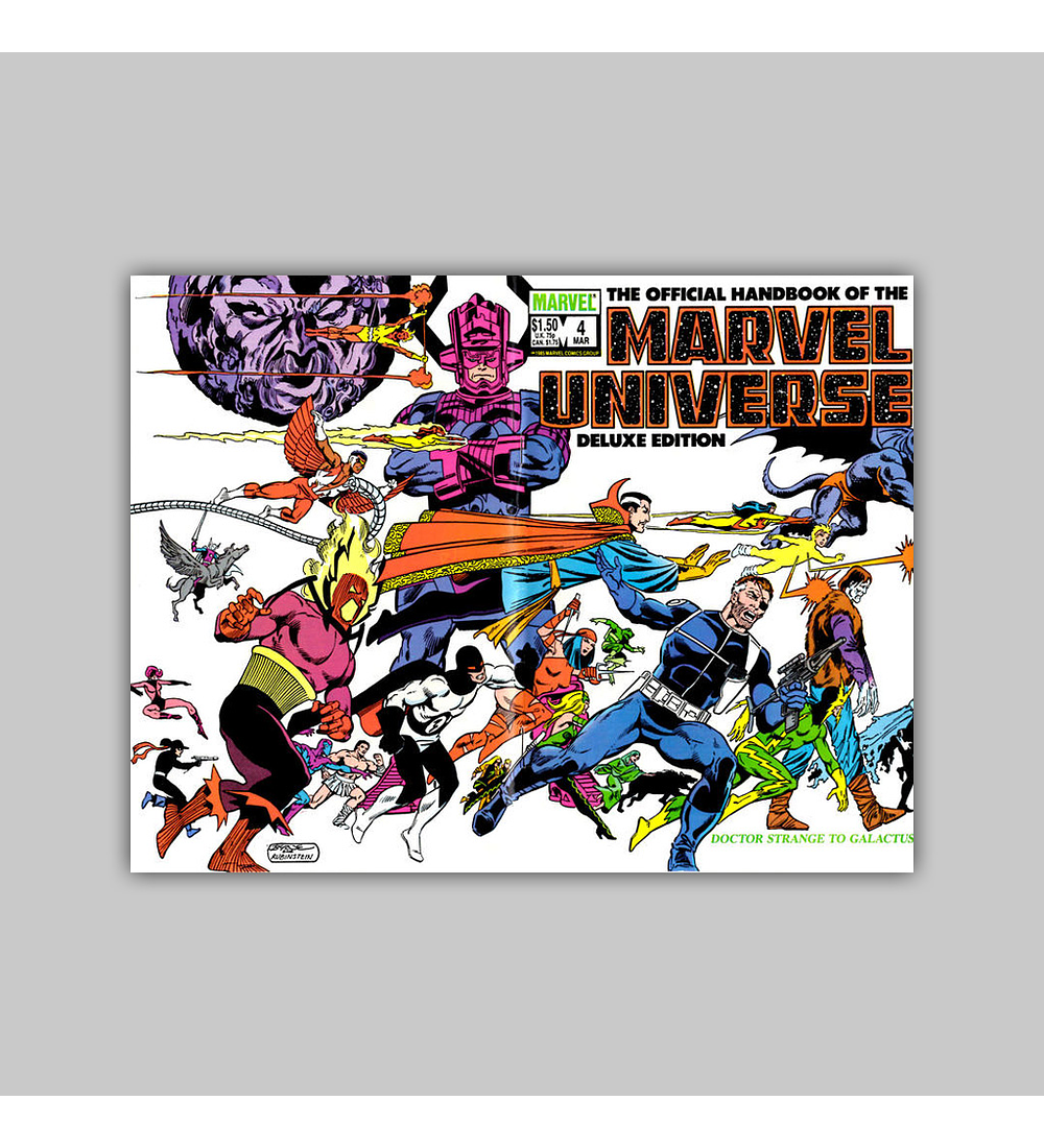 The Official Handbook of the Marvel Universe Deluxe Edition 4 1986