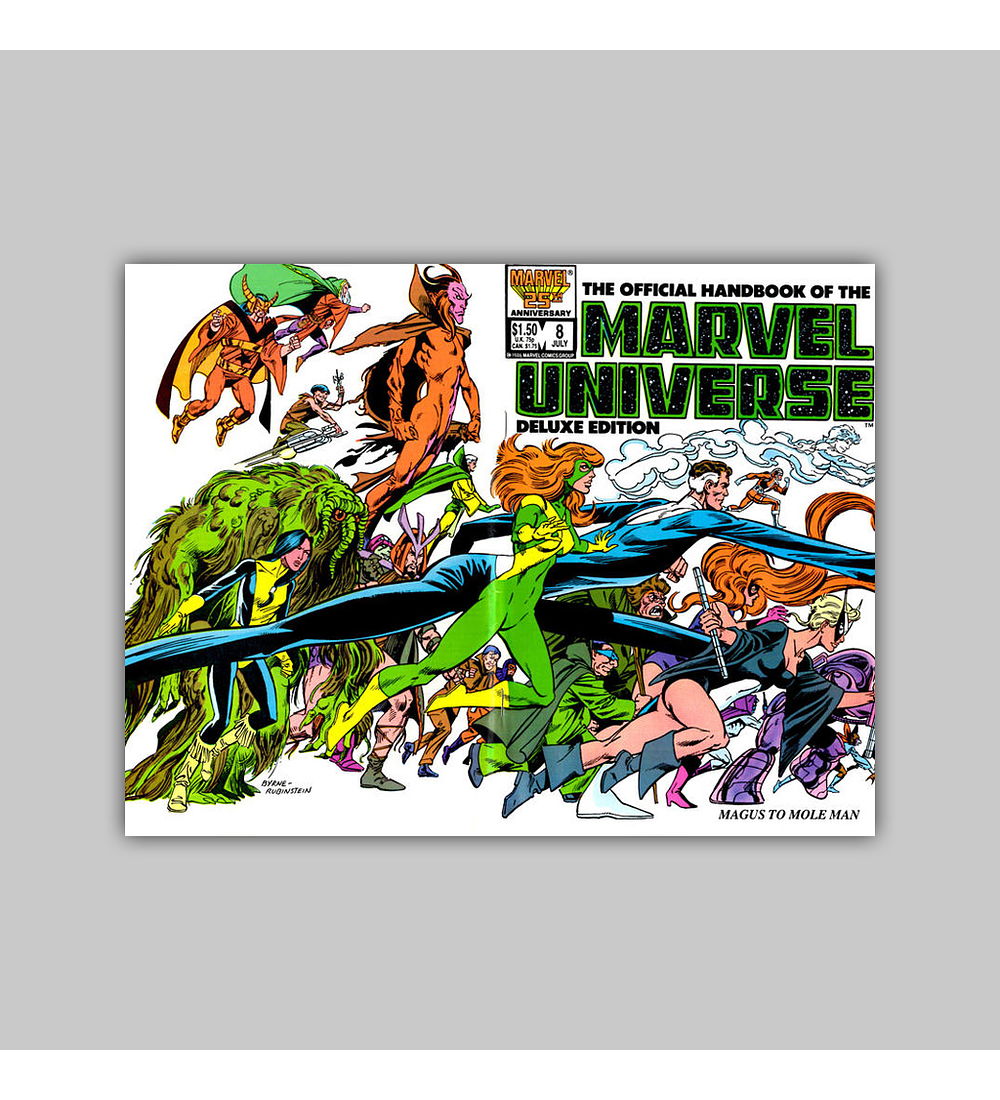 The Official Handbook of the Marvel Universe Deluxe Edition 8 1986