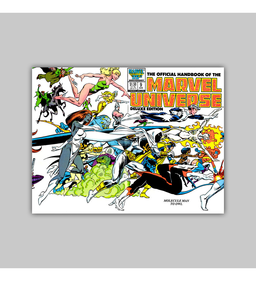 The Official Handbook of the Marvel Universe Deluxe Edition 9 1986