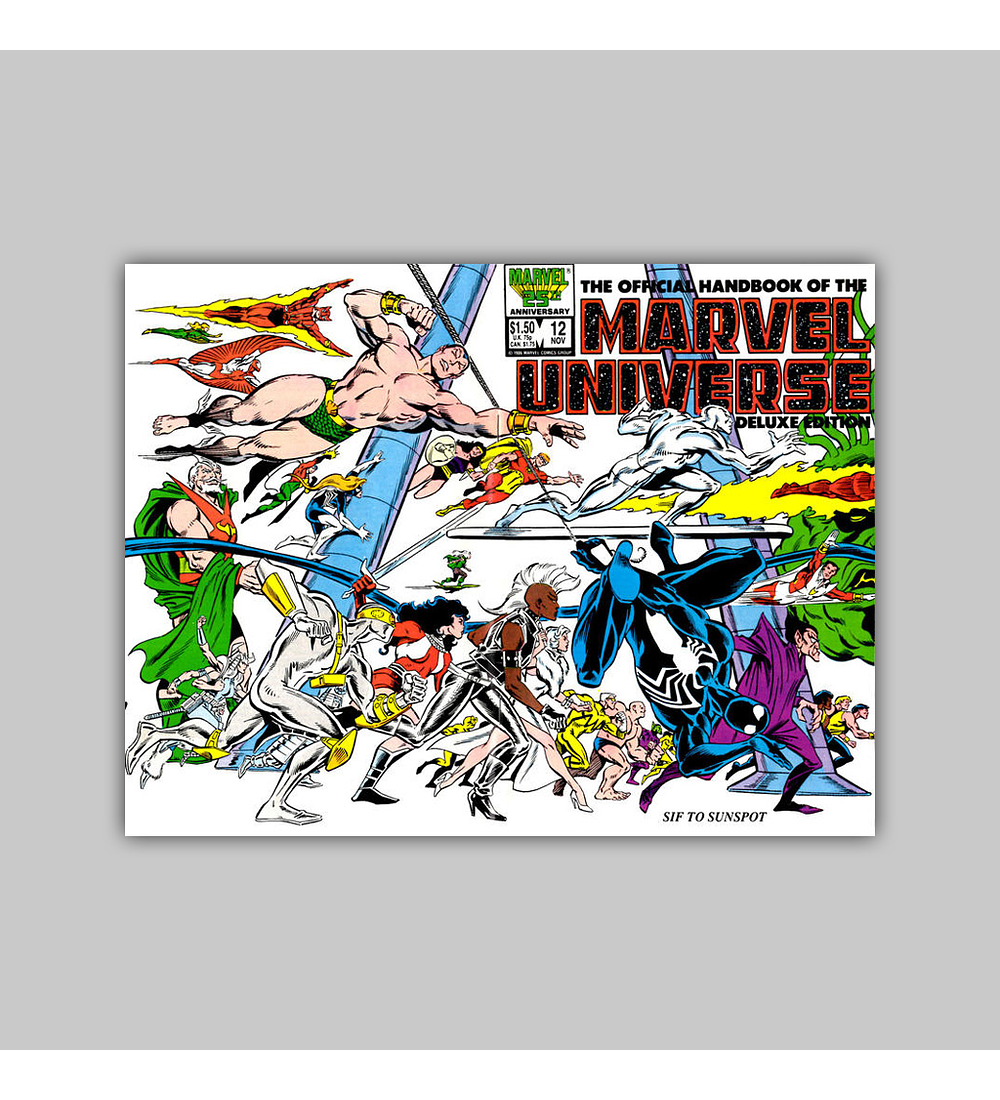 The Official Handbook of the Marvel Universe Deluxe Edition 12 1986