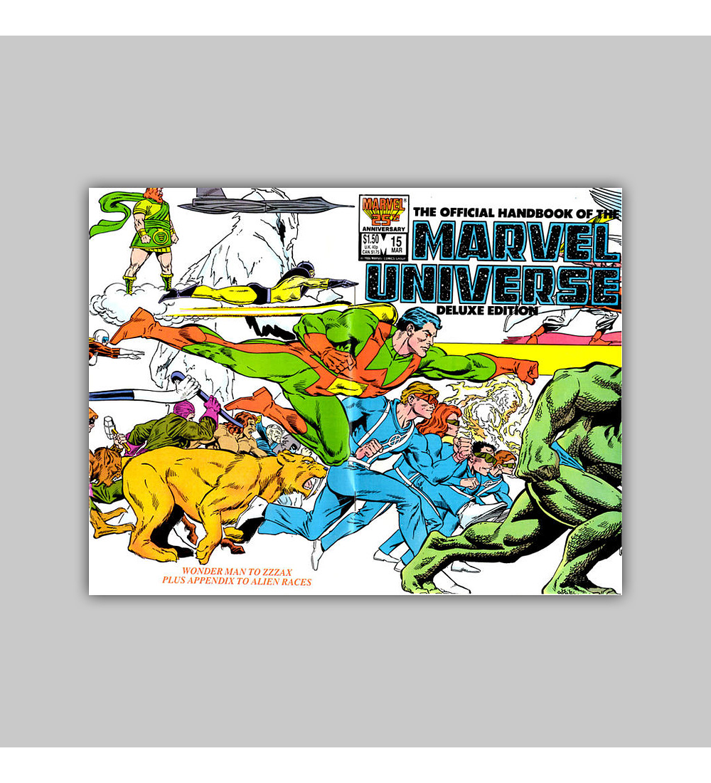 The Official Handbook of the Marvel Universe Deluxe Edition 15 1987