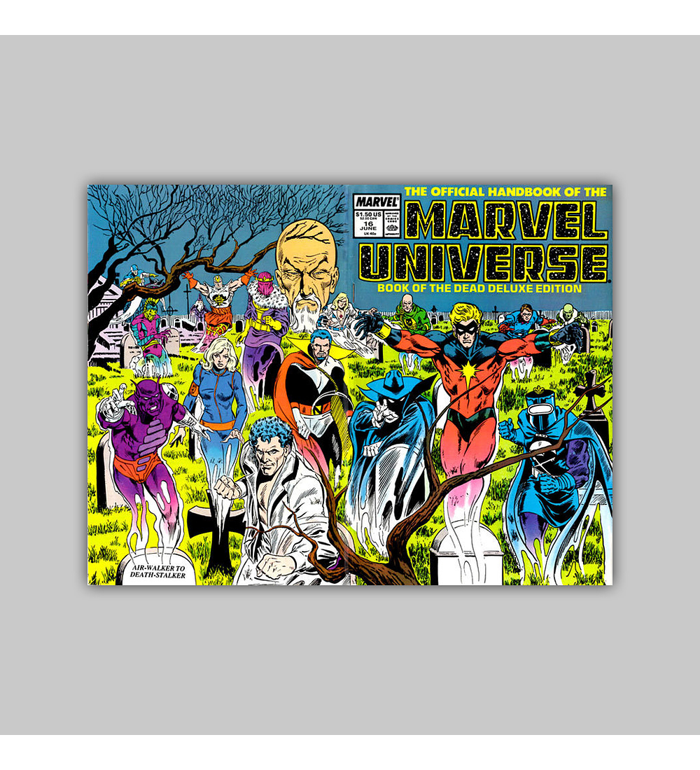 The Official Handbook of the Marvel Universe Deluxe Edition 16 1987