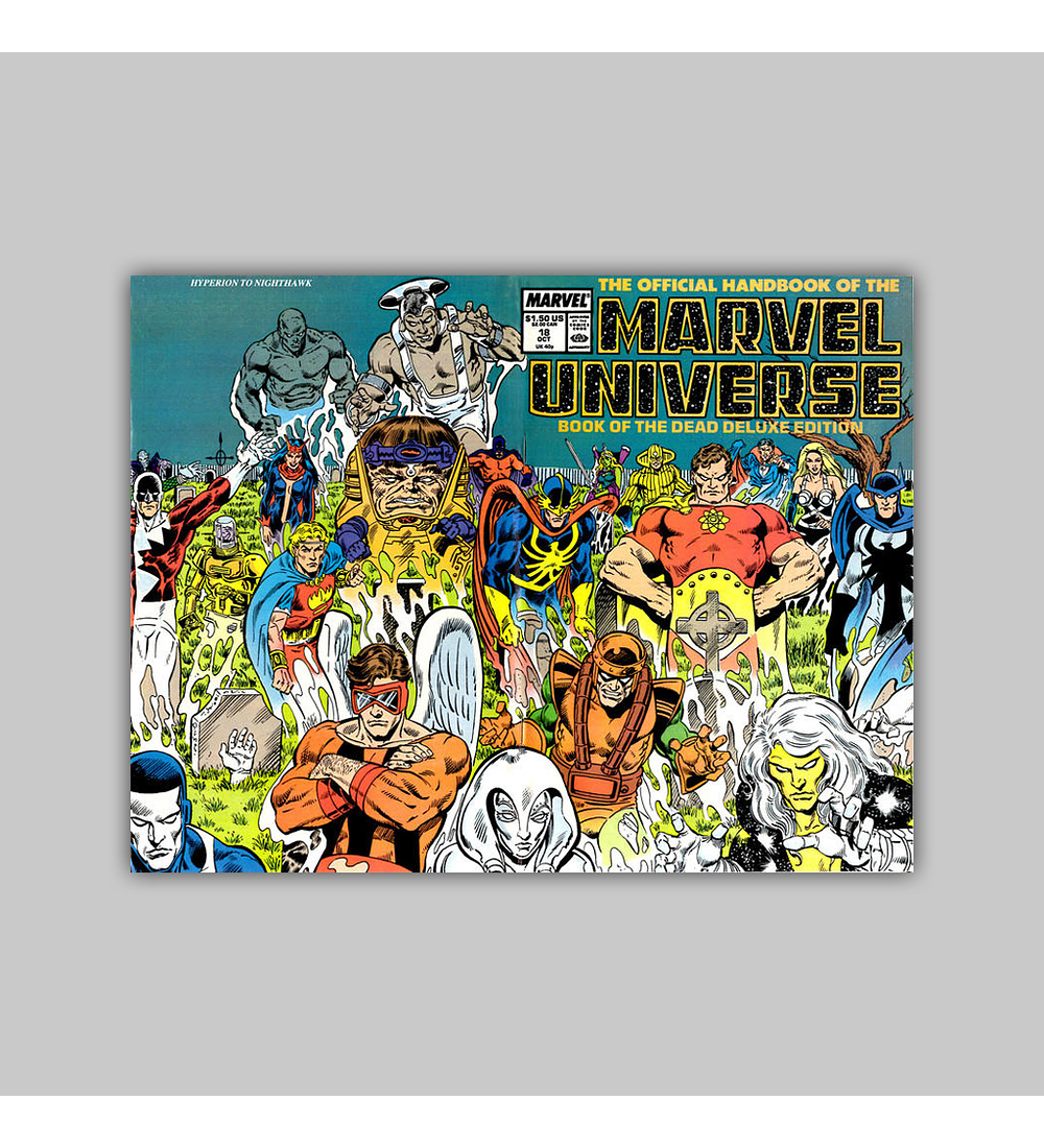 The Official Handbook of the Marvel Universe Deluxe Edition 18 1987