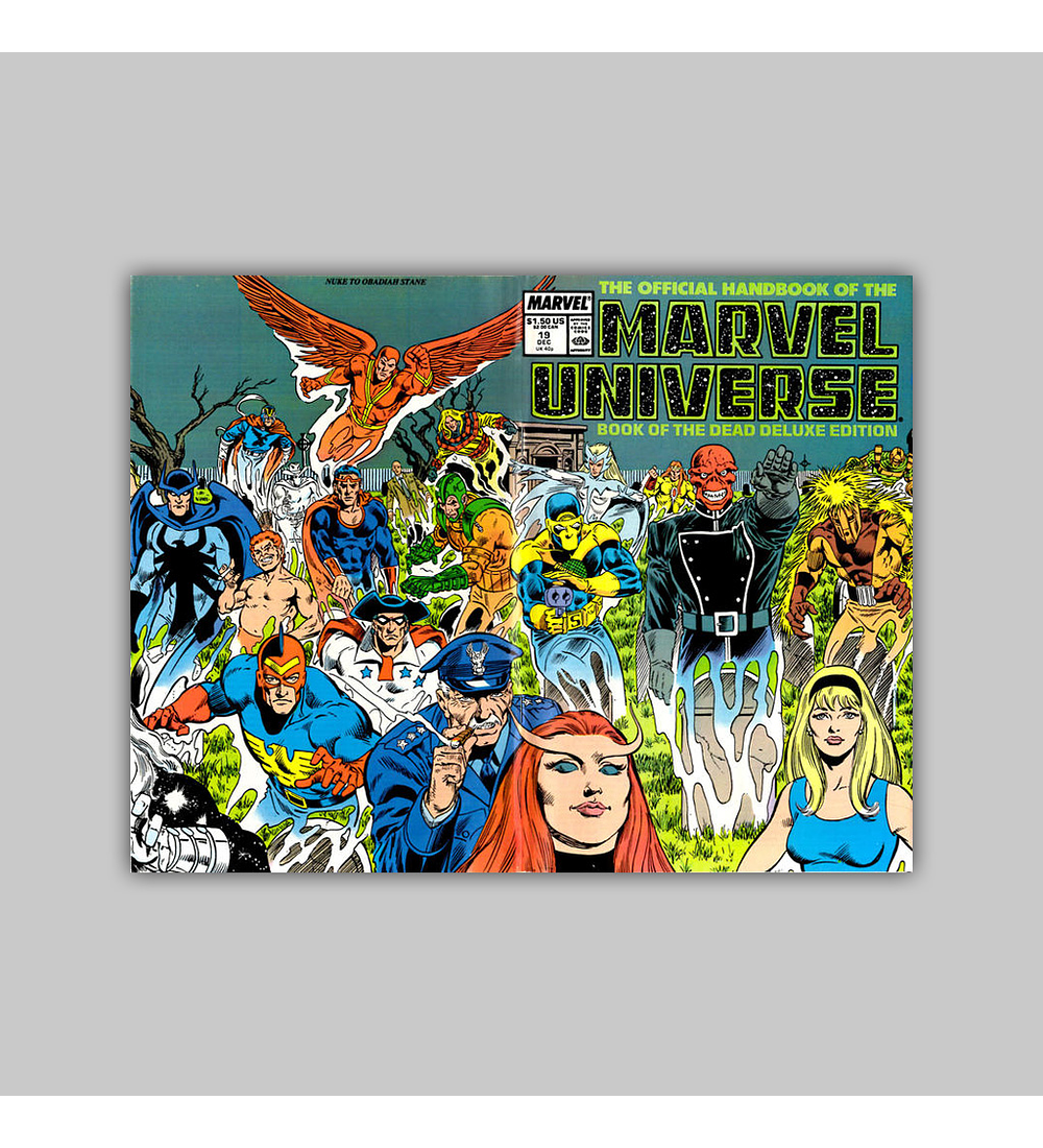 The Official Handbook of the Marvel Universe Deluxe Edition 19 1987