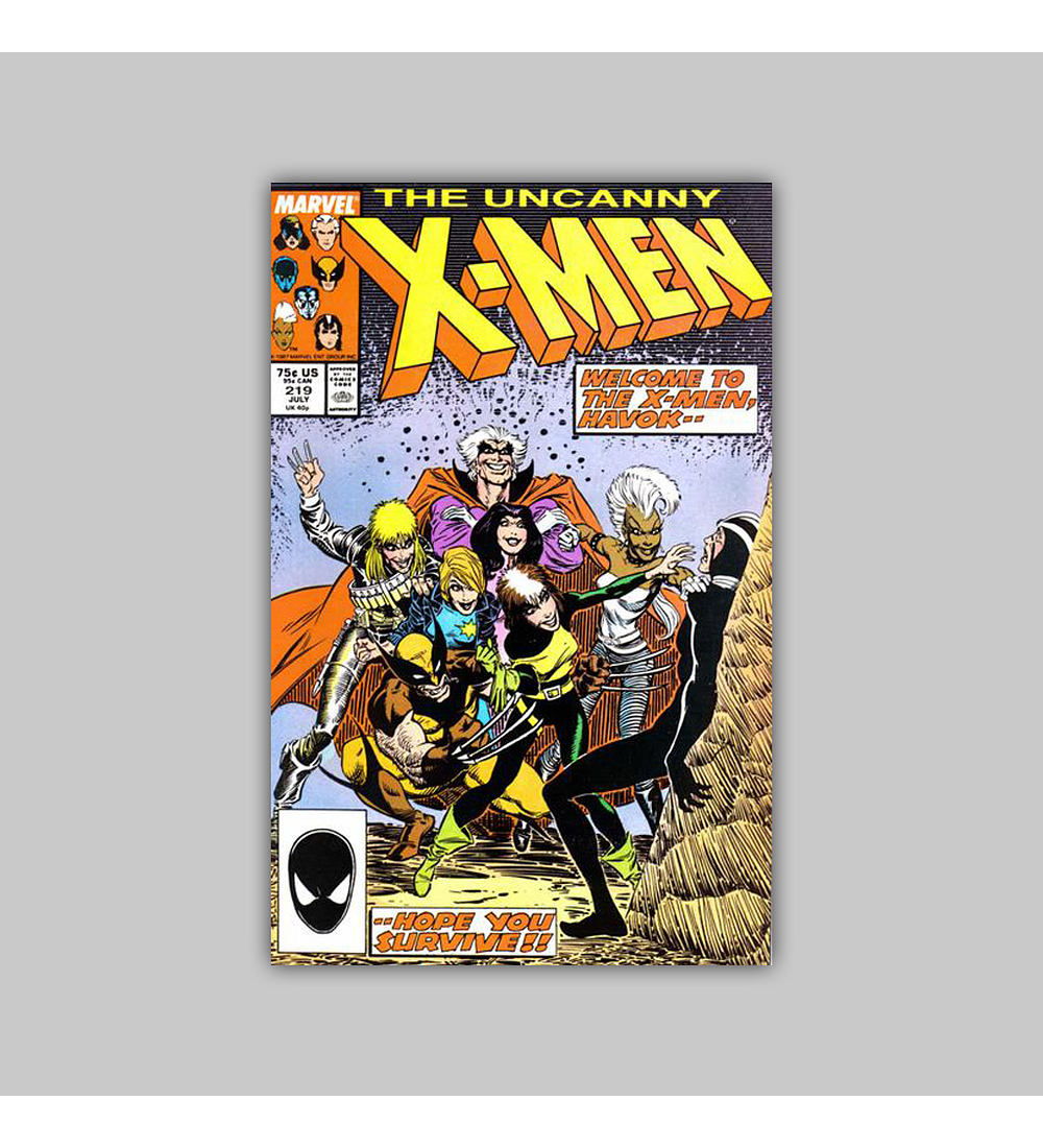Uncanny X-Men 219 1987